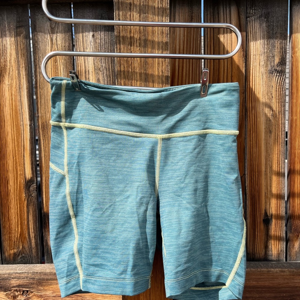 Teal Outdoor Voices Biker Shorts